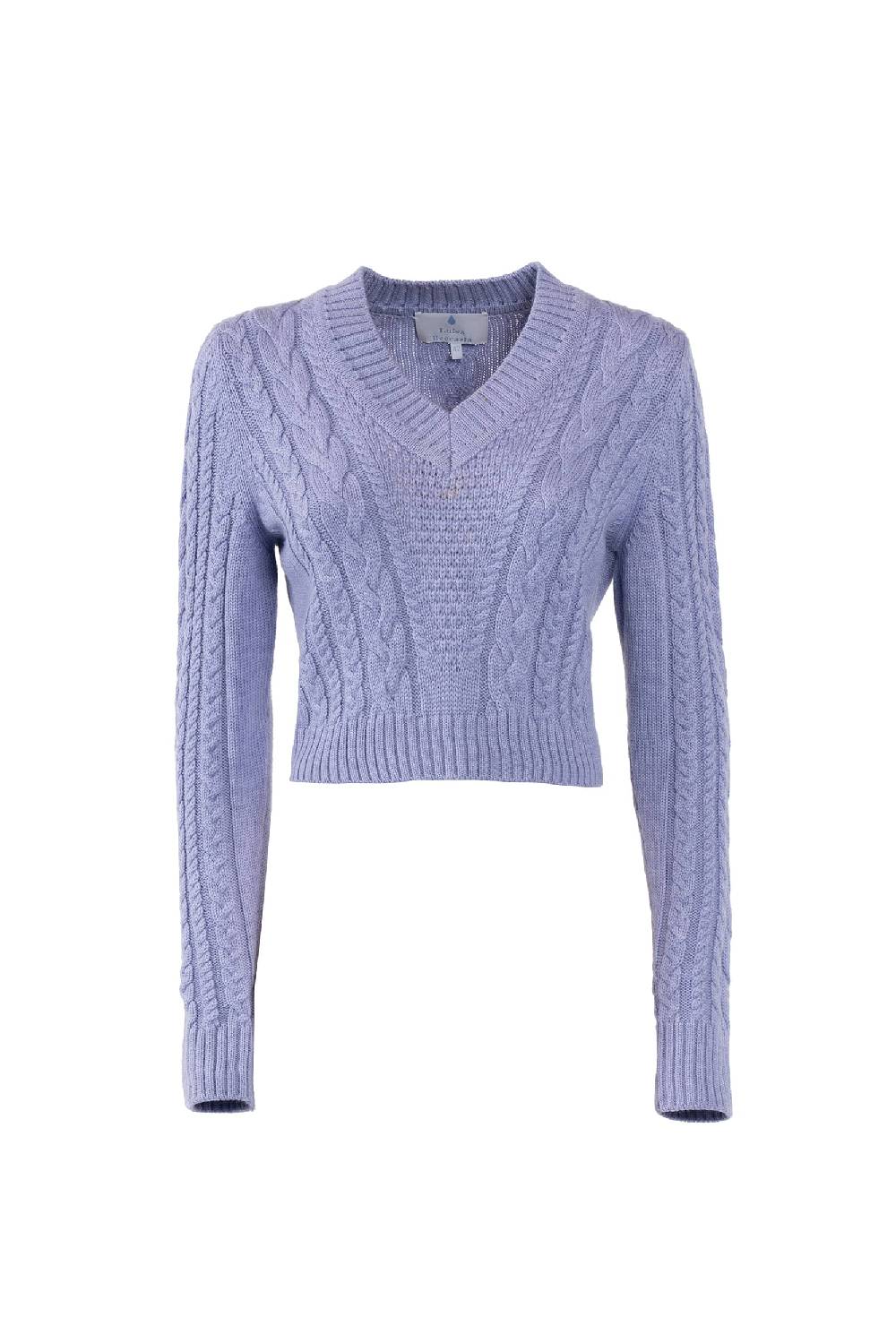 Luisa Beccaria Maglione intrecciato con scollo a V
