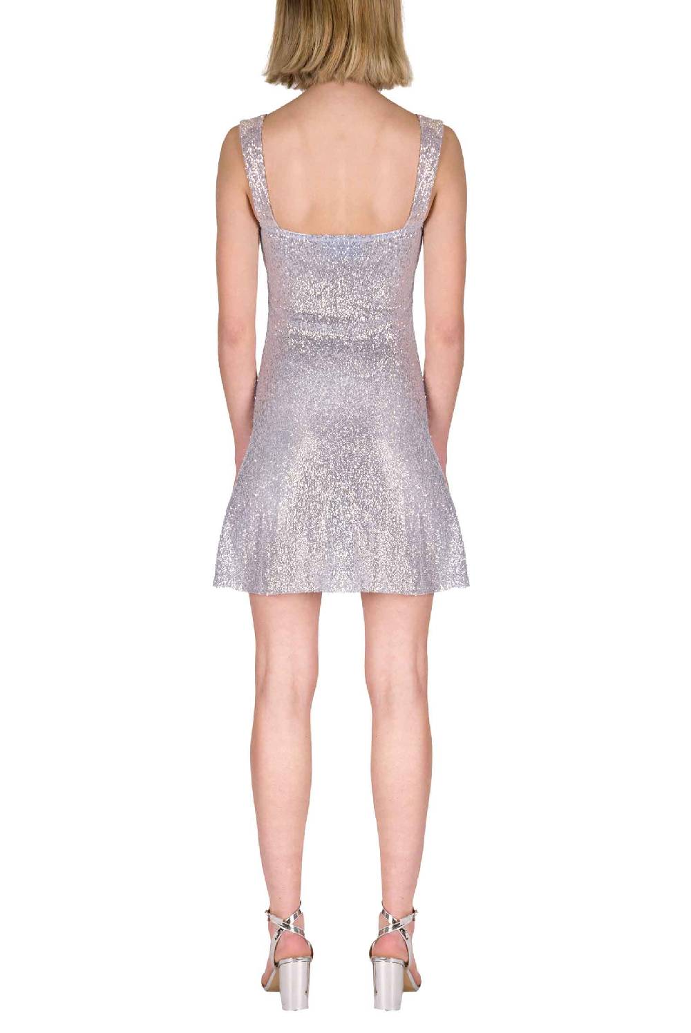 Luisa Beccaria Mini Abito Bustier Con Paillettes