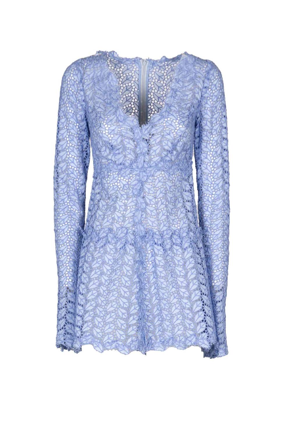 Luisa Beccaria Mini abito in pizzo sangallo