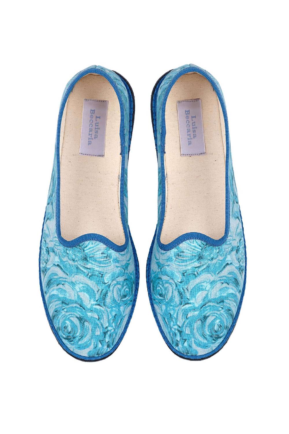 Luisa Beccaria Mocassini Vibi Rose Turchese