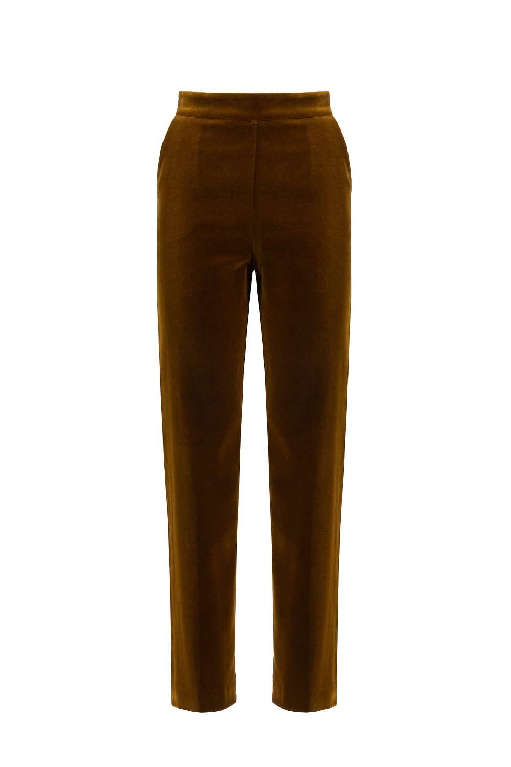Luisa Beccaria Pantaloni a sigaretta in velluto