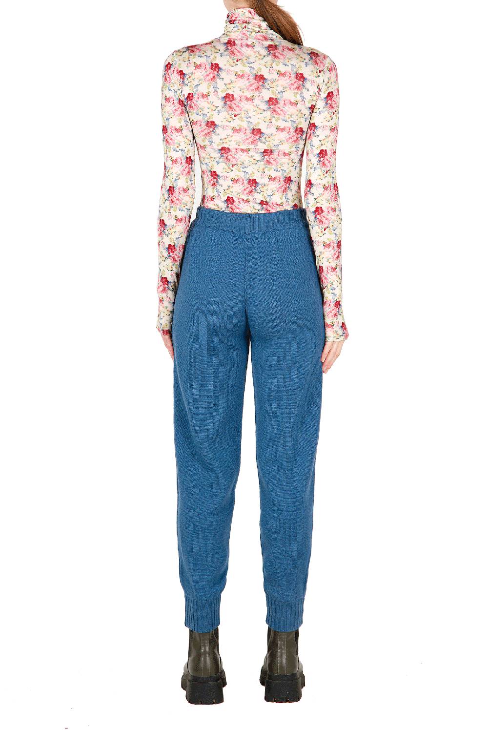 Luisa Beccaria Pantaloni In Felpa Di Lana