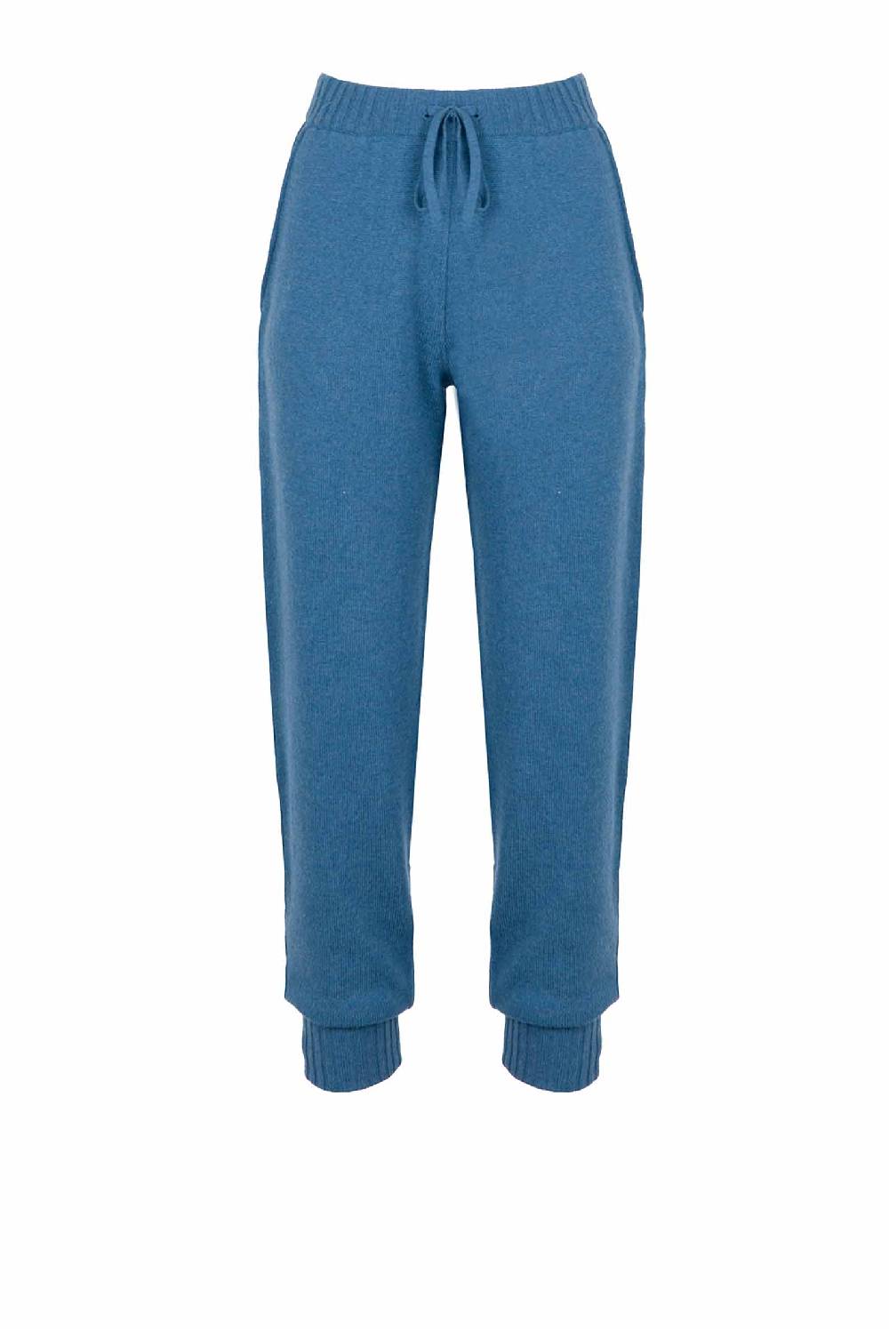 Luisa Beccaria Pantaloni in felpa di lana