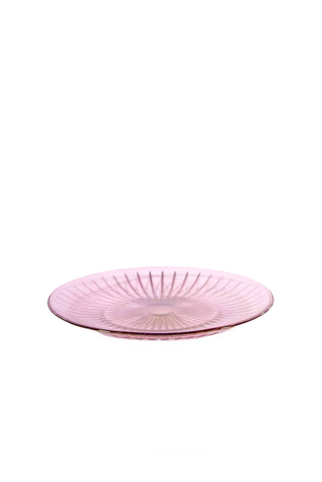 Luisa Beccaria Set Rosa Di Due Lastre Di Vetro