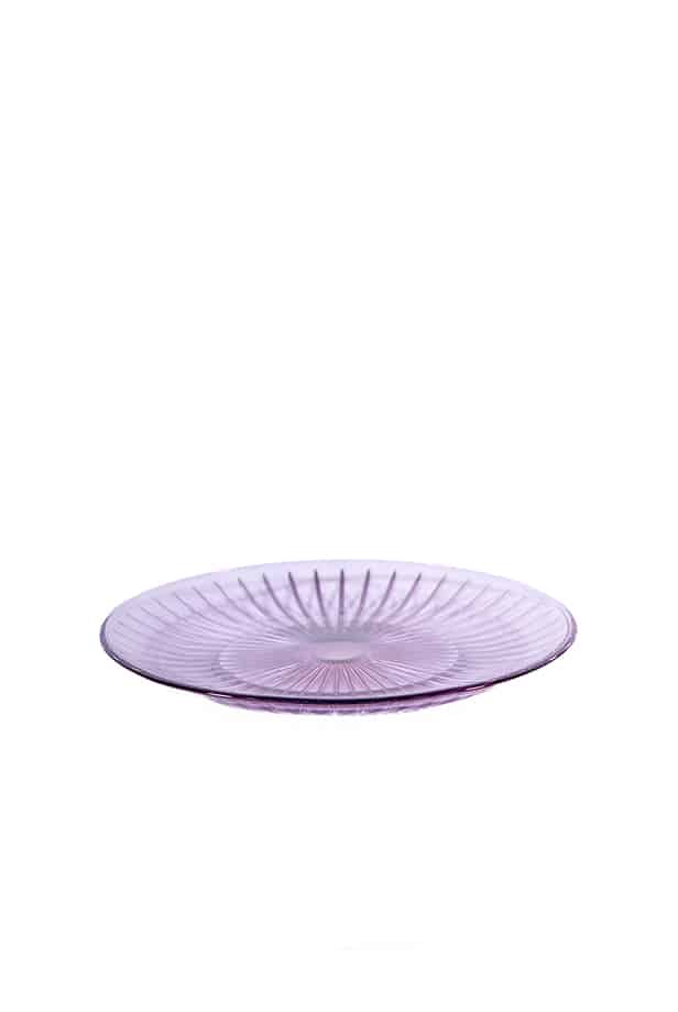 Luisa Beccaria Set Viola Di Due Lastre Di Vetro