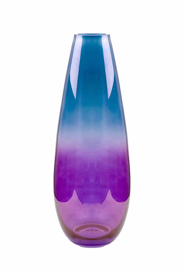 Luisa Beccaria Shade Purple To Blue Drop Vaso