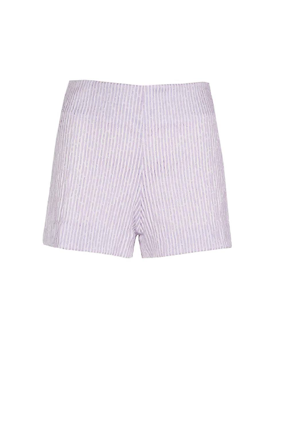 Luisa Beccaria Shorts in cotone a righe