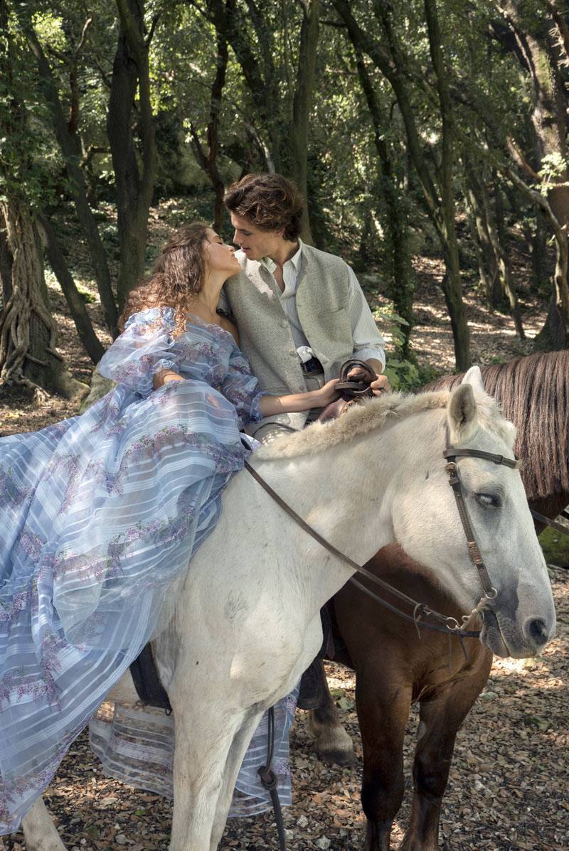 Luisa Beccaria Top In Organza Stampato