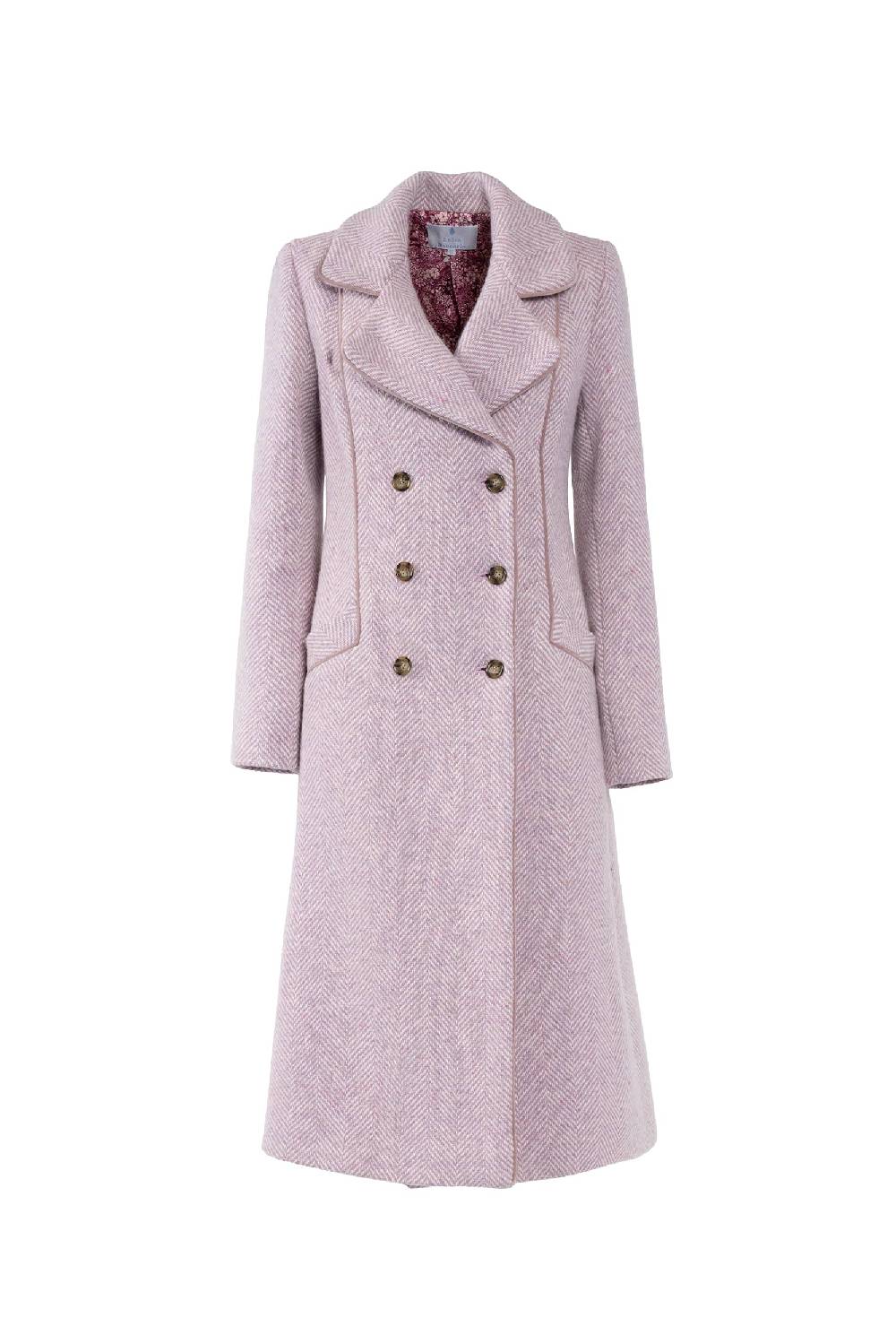 Luisa Beccaria Tweed a spina di pesce Redingnote Luisa Beccaria Tweed a spina di pesce Redingnote