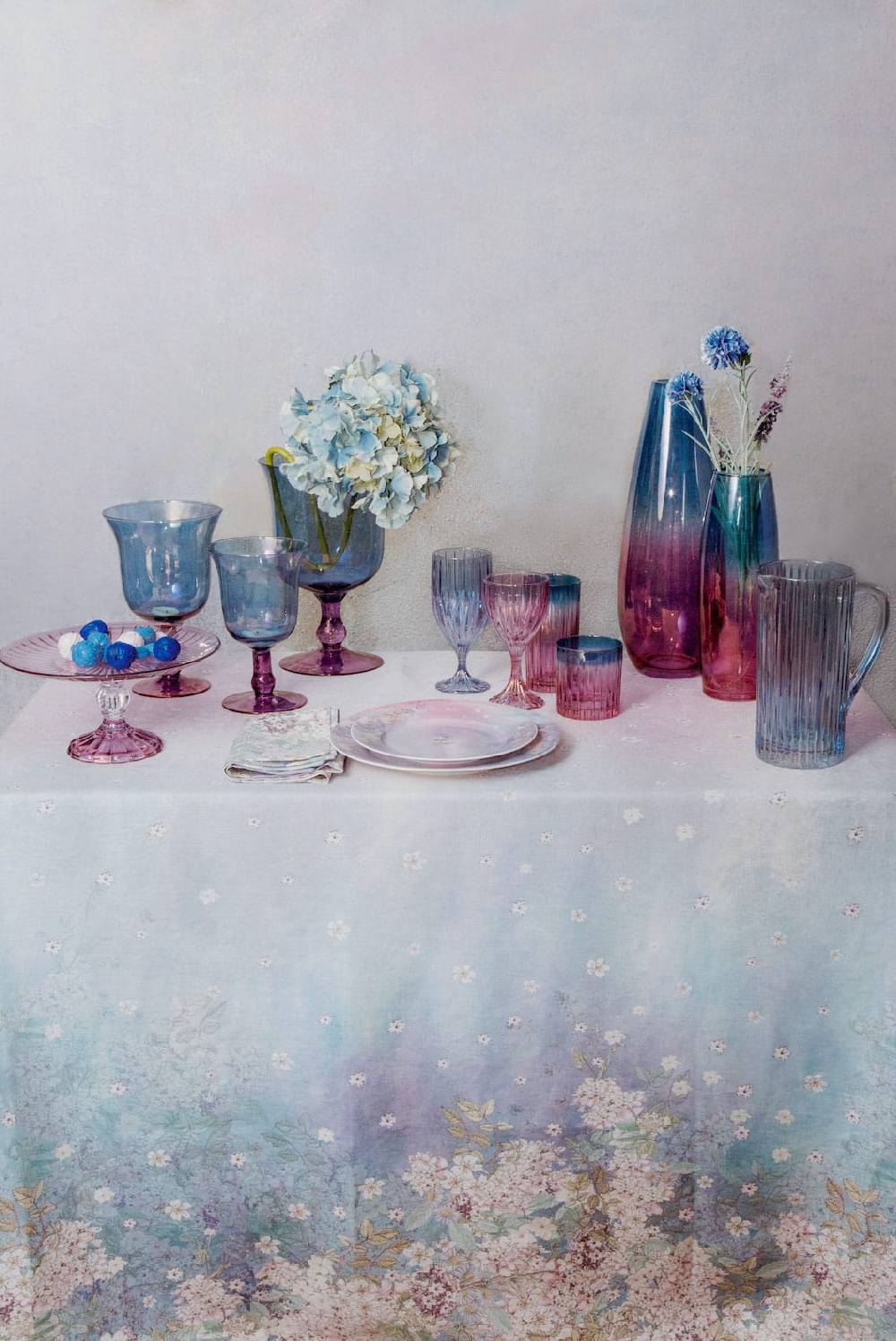 Luisa Beccaria Vaso Candela Shade Purple To Blue