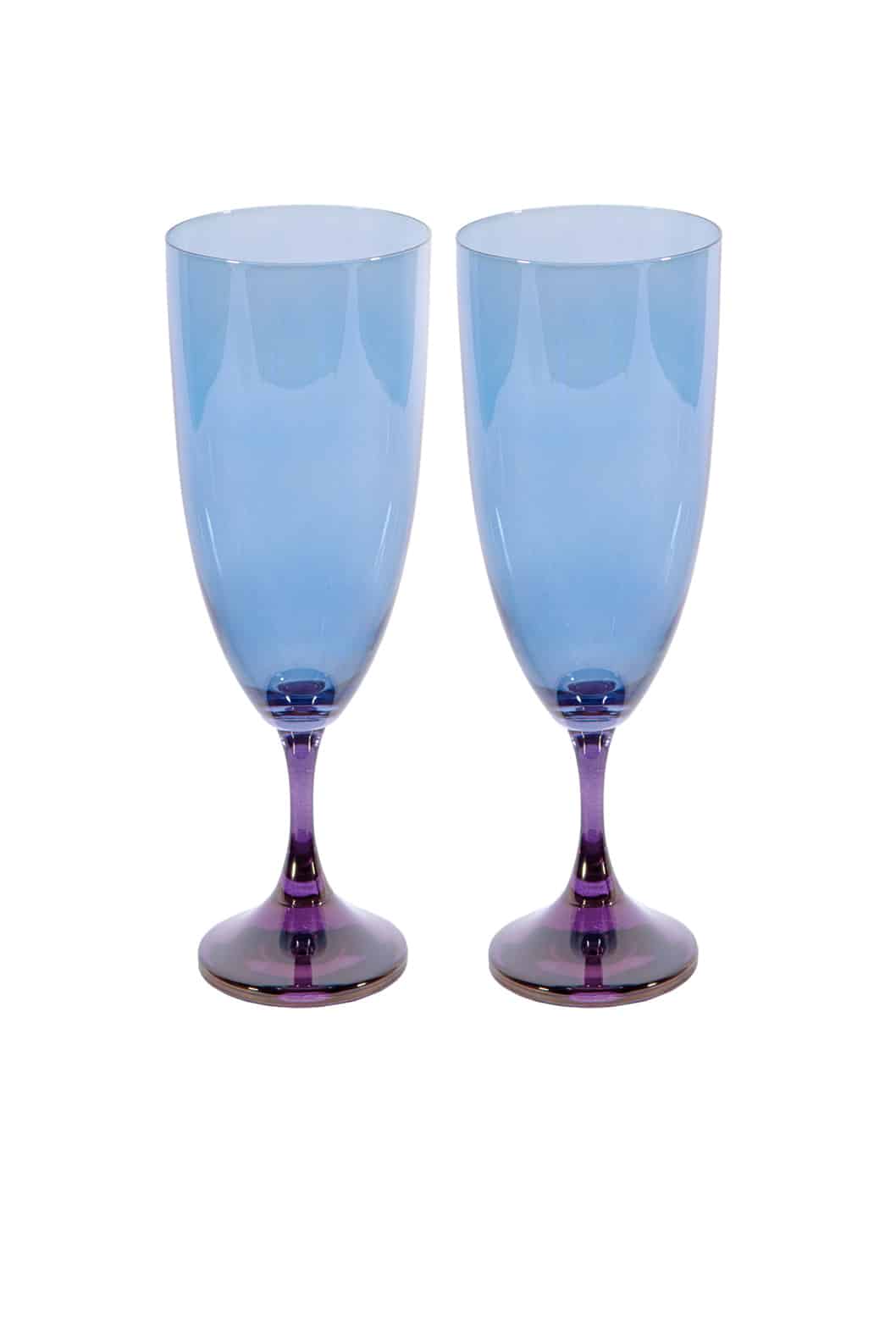 Luisa Beccaria Ombra Viola Al Blu Set Di Due Flauto