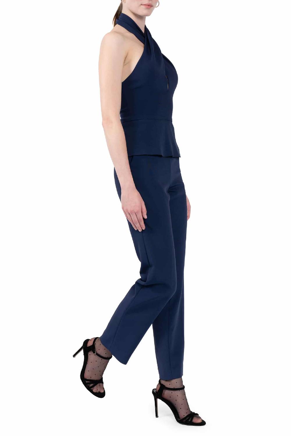 Luisa Beccaria Pantaloni Elasticizzati In Cady A Sigaretta