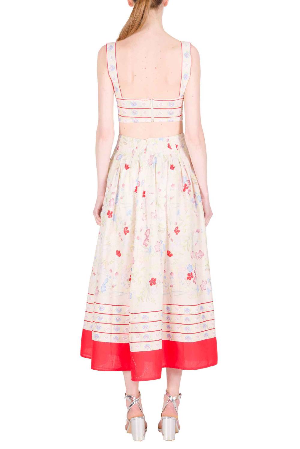 Luisa Beccaria Reggiseno In Cotone Stampato A Fiori Gilly