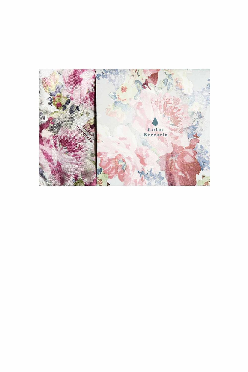 Luisa Beccaria Sciarpa In Seta Stampata Con Rose Floreali