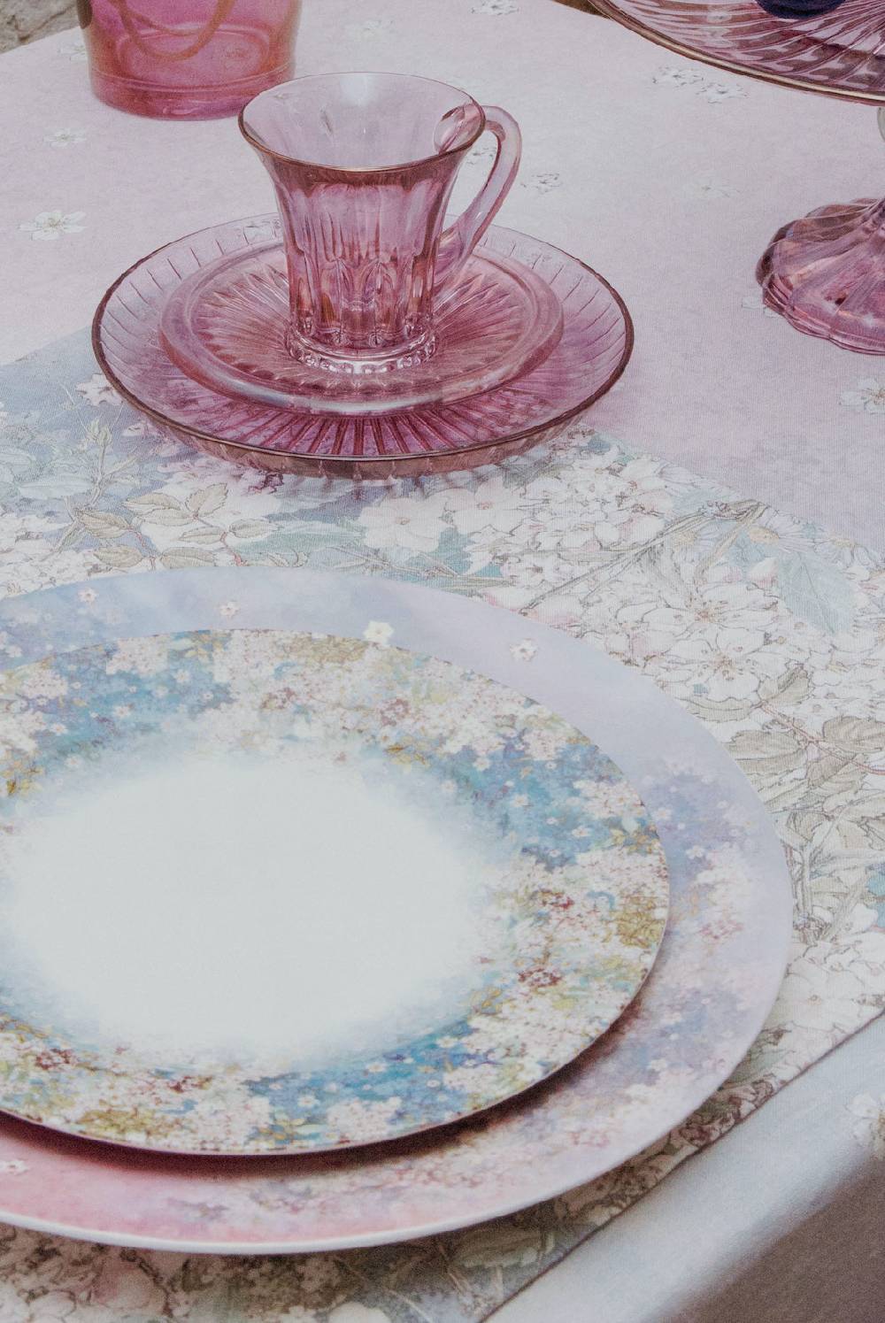 Luisa Beccaria Set Di Due Tazzine Da Caffè Trasparenti Prestige Rosa