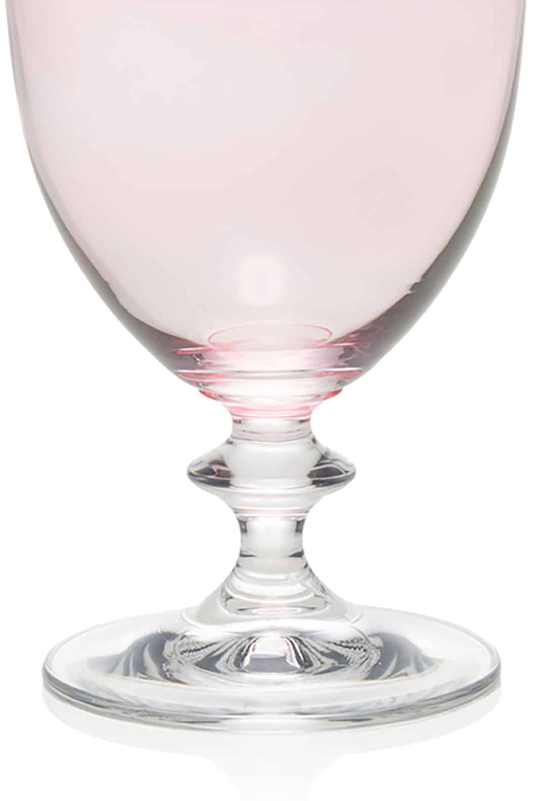 Luisa Beccaria Set Rosa Di Due Bicchieri D'acqua Roseo