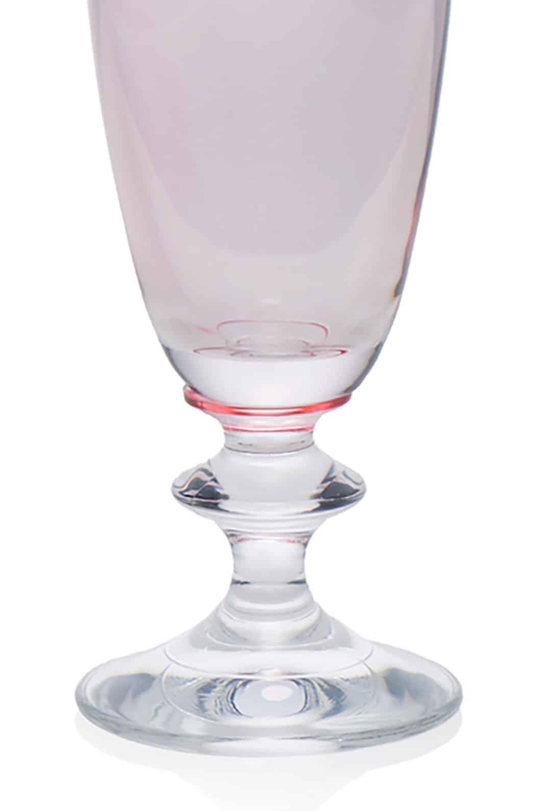 Luisa Beccaria Set Rosa Di Due Bicchieri Flauto Roseo