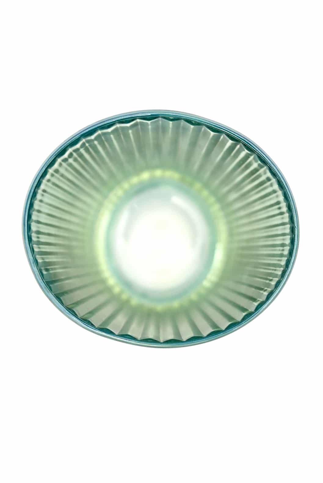 Luisa Beccaria Set Verde Di Due Bicchieri Di Vino Iside