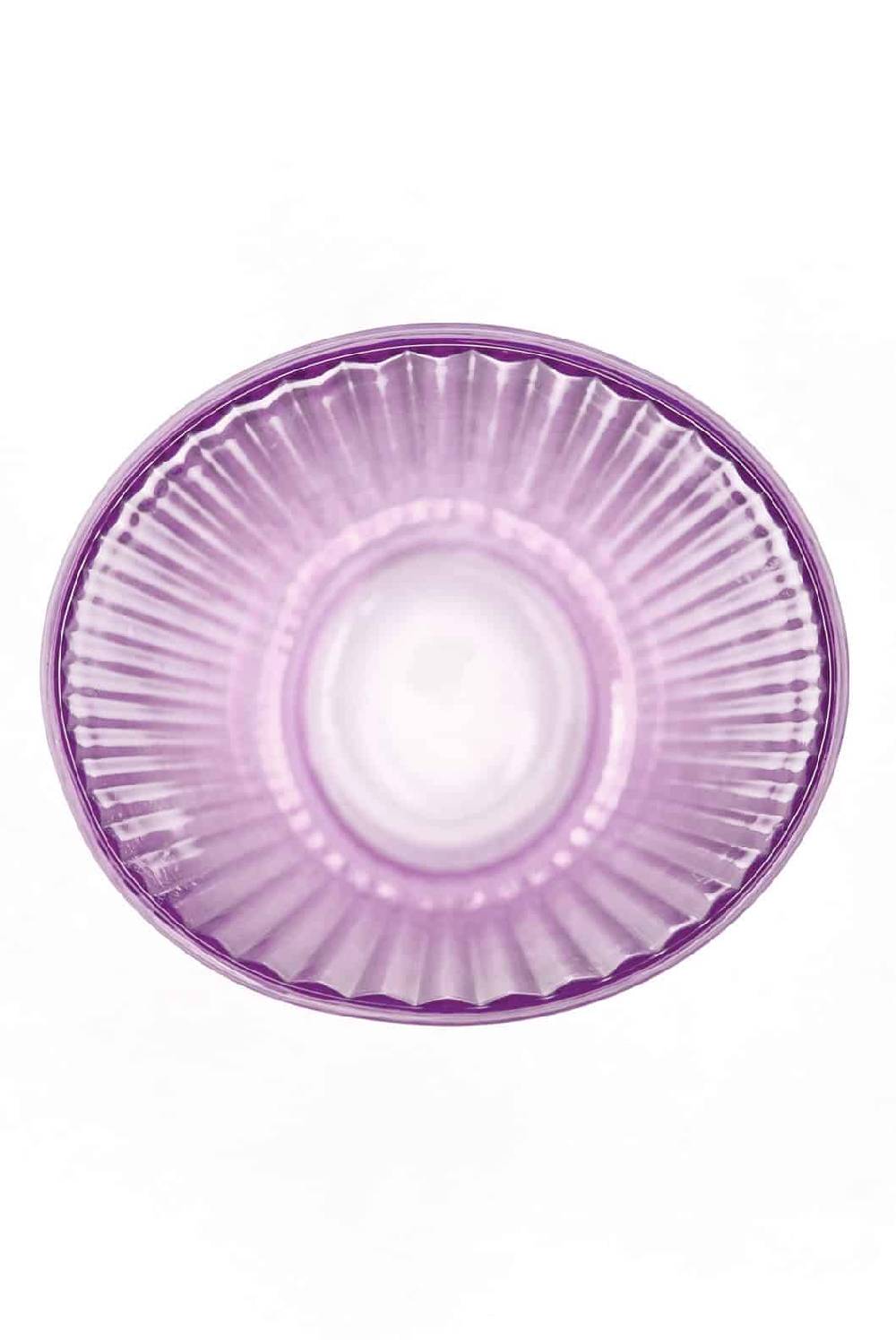 Luisa Beccaria Set Viola Di Due Bicchieri D'acqua Iside