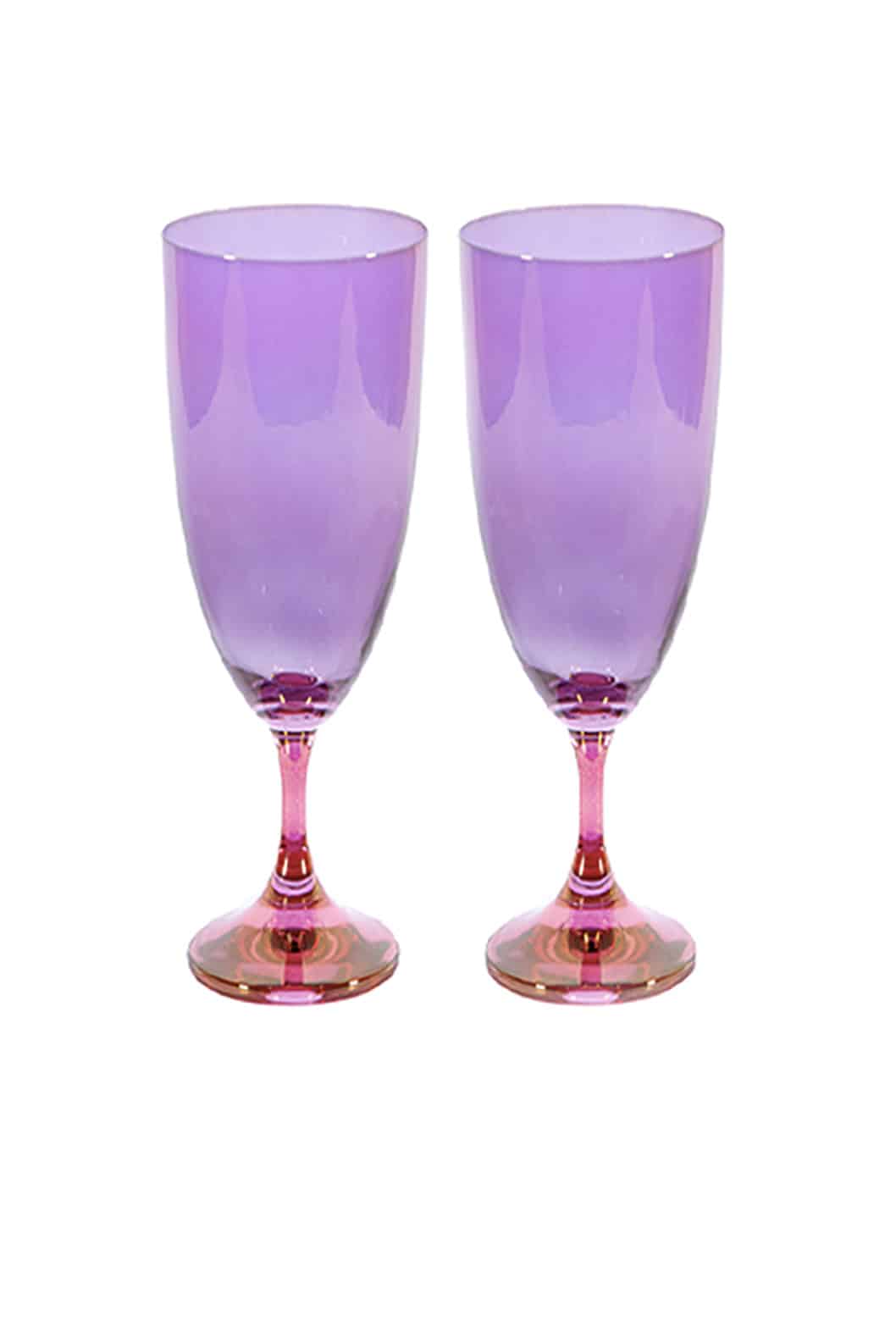 Luisa Beccaria Shade Pink To Purple Set Di Due Flauti