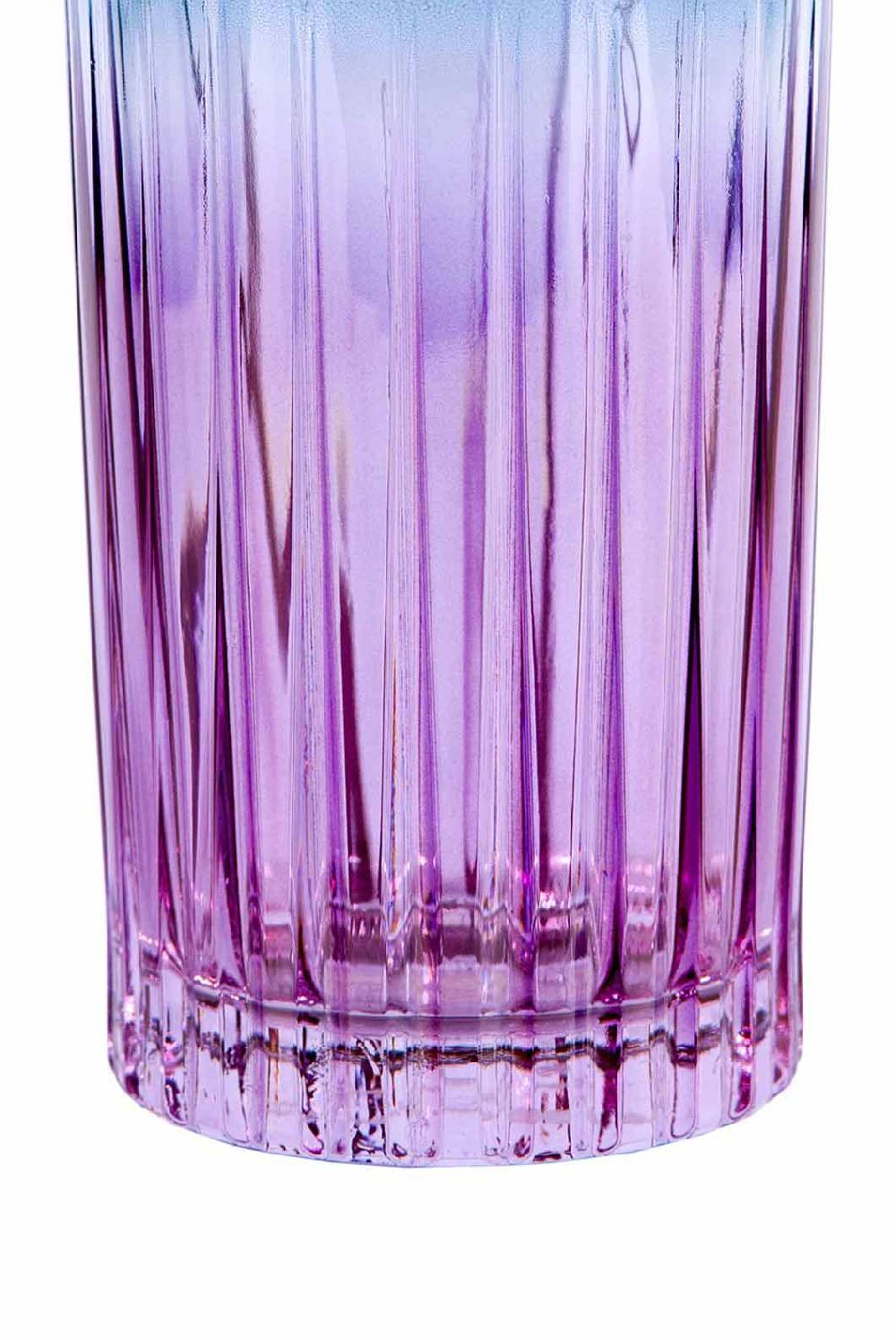 Luisa Beccaria Shade Purple To Blue Set Di Due Grandi Bicchieri Tumbler