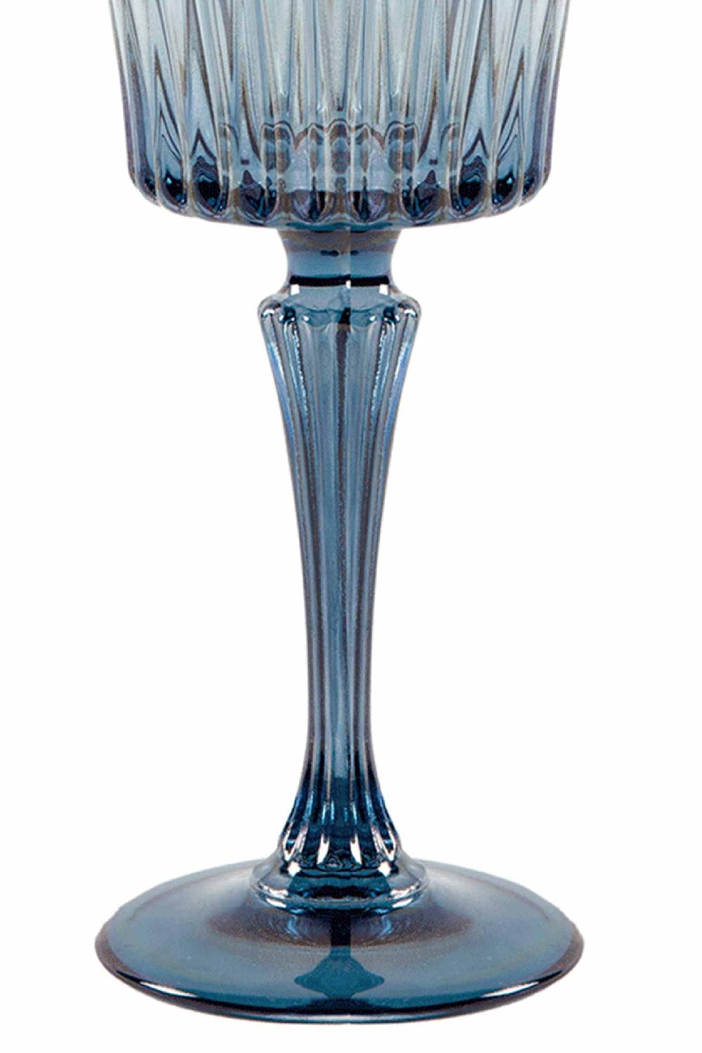 Luisa Beccaria Tonalità Da Blu A Verde Set Di Due Bicchieri D'acqua Domina