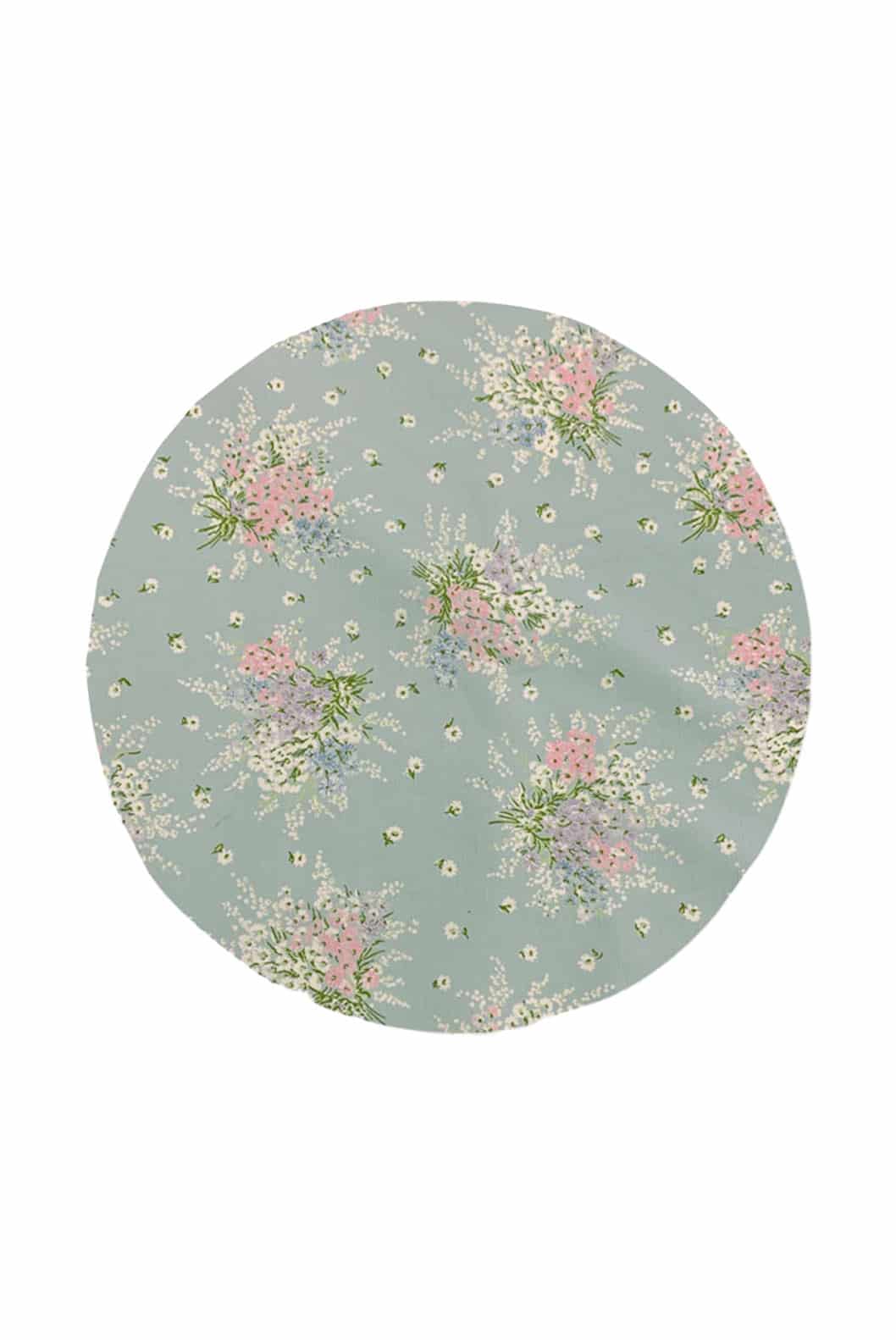 Luisa Beccaria Tovaglietta rotonda in cotone stampato