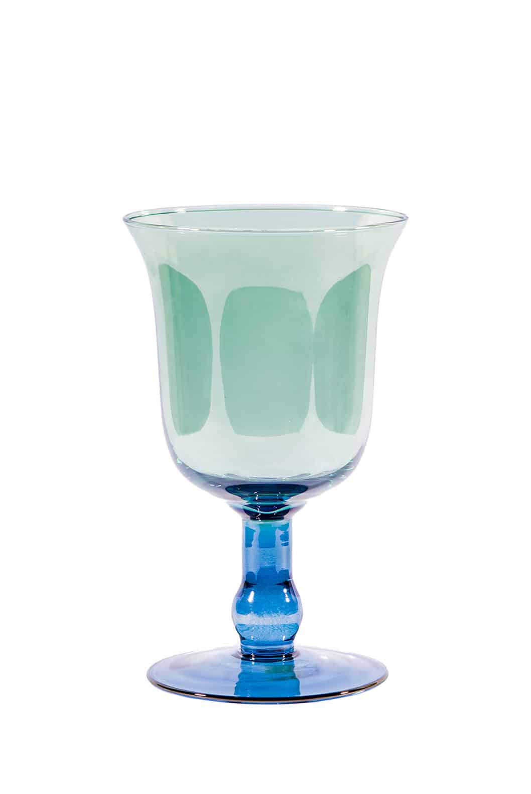 Luisa Beccaria Vaso Di Candela Di Tonalità Da Blu A Verde