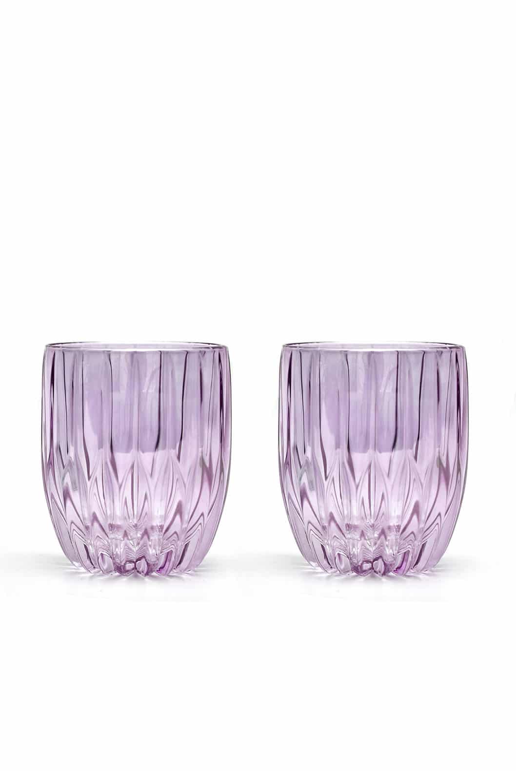 Luisa Beccaria Viola Set Di Due Piccoli Bicchieri Tumbler