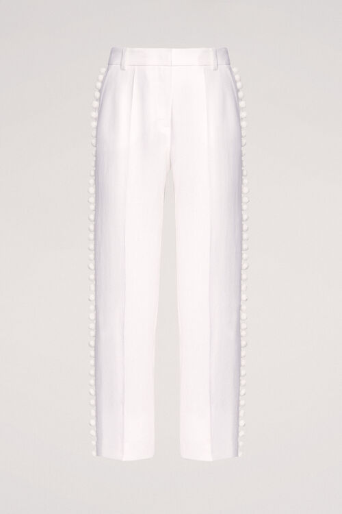 Luisa Spagnoli Amalfi - Pantaloni Con Pompon - Fashion Show