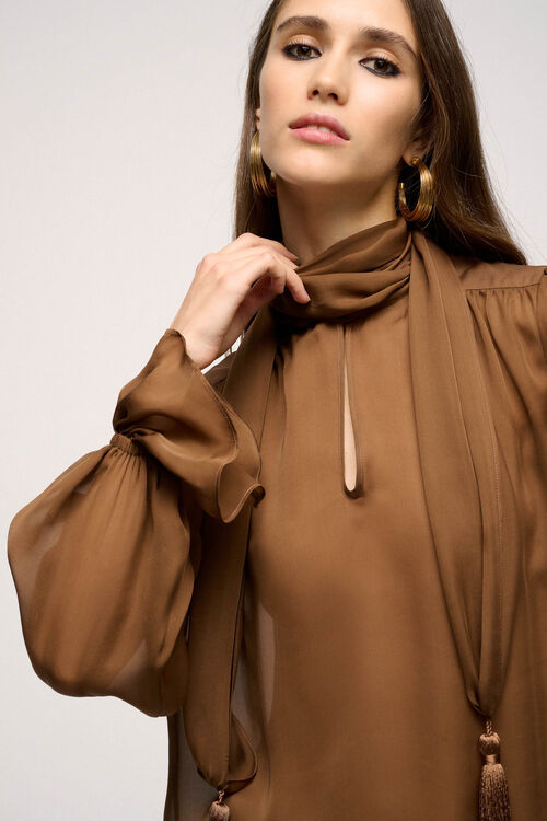 Luisa Spagnoli Bisentina - Camicia In Seta - Fashion Show