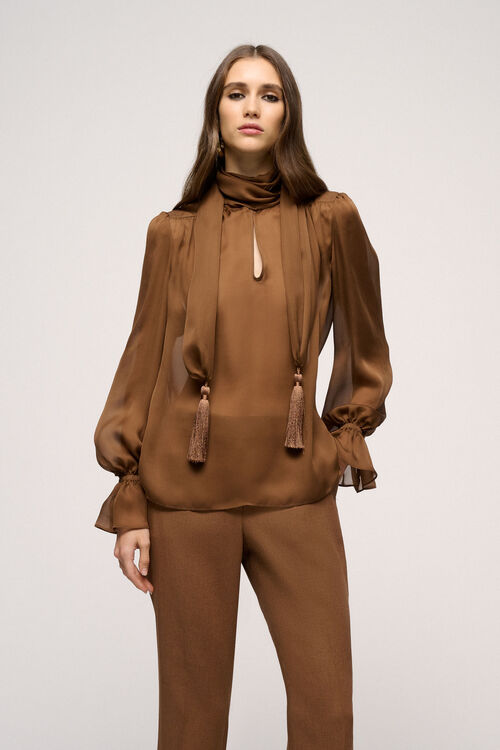 Luisa Spagnoli Bisentina - Camicia in seta - Fashion Show