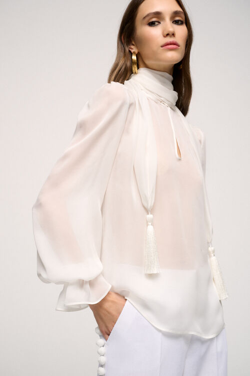 Luisa Spagnoli Bisentina - Camicia In Seta - Fashion Show