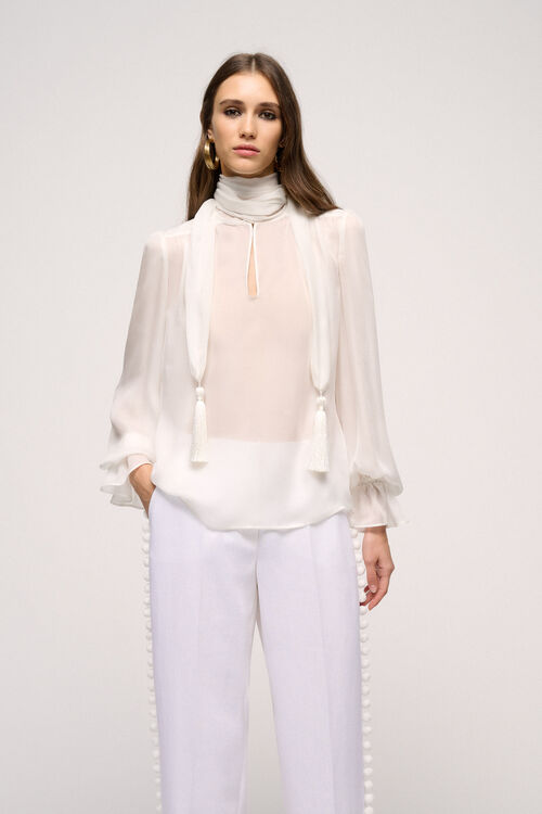 Luisa Spagnoli Bisentina - Camicia in seta - Fashion Show