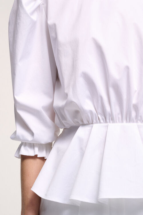 Luisa Spagnoli Borgonovo - Top In Cotone - Fashion Show