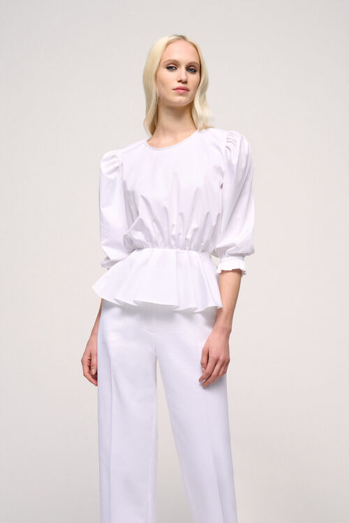 Luisa Spagnoli Borgonovo - Top in cotone - Fashion Show