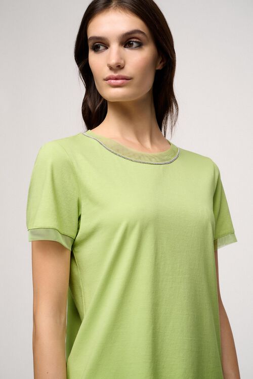 Luisa Spagnoli Bracciano - Top Con Dettagli Semitrasparenti