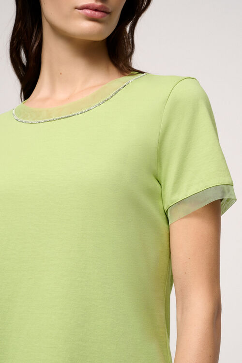 Luisa Spagnoli Bracciano - Top Con Dettagli Semitrasparenti