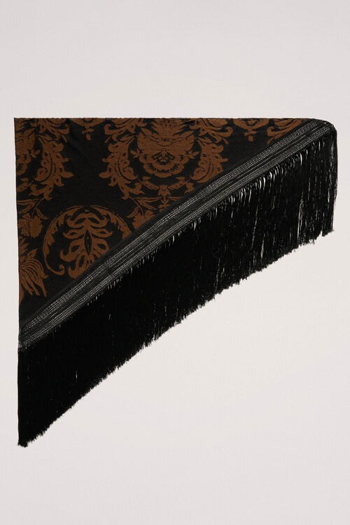 Luisa Spagnoli Camedrio - Scialle Con Frange - Fashion Show