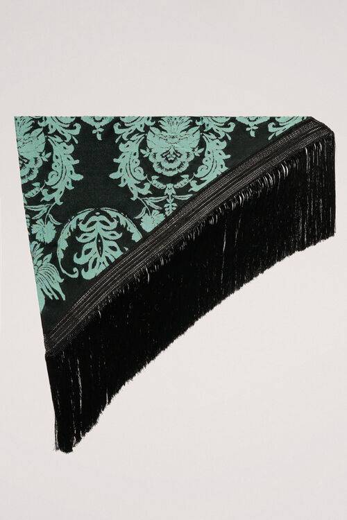 Luisa Spagnoli Camedrio - Scialle Con Frange - Fashion Show