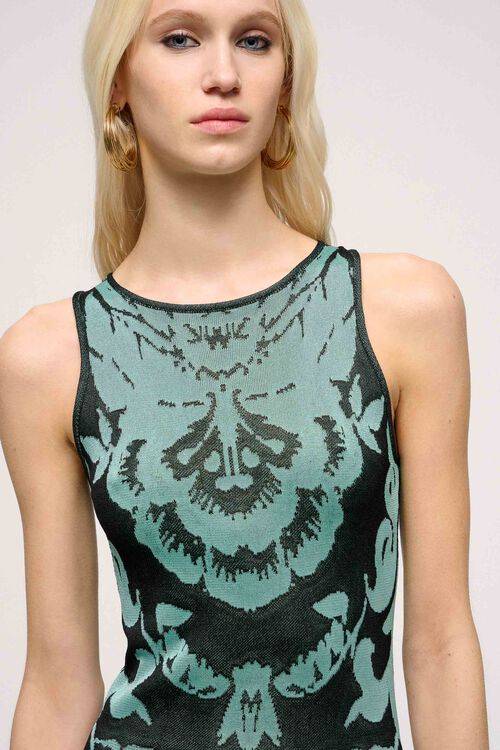 Luisa Spagnoli Candelabro - Abito Jacquard - Fashion Show