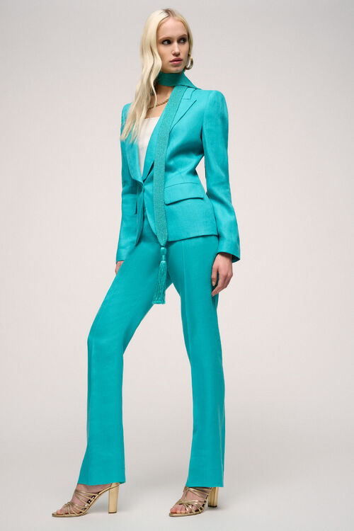 Luisa Spagnoli Carovana - Sciarpa Con Frange - Fashion Show