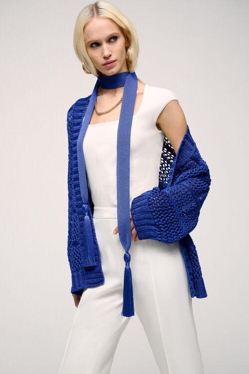 Luisa Spagnoli Catullo - Sciarpa con frange - Fashion Show