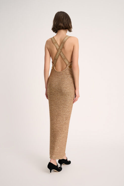 Luisa Spagnoli Cero - Abito Con Spalline Jacquard - Fashion Show