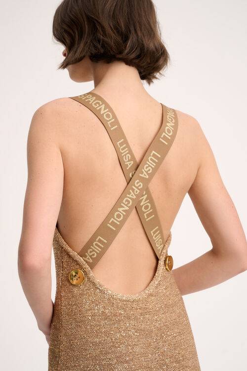 Luisa Spagnoli Cero - Abito Con Spalline Jacquard - Fashion Show