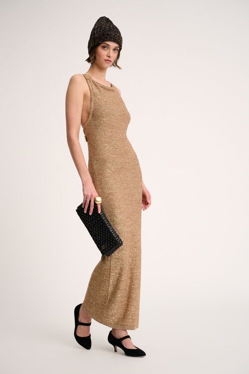 Luisa Spagnoli Cero - Abito con spalline jacquard - Fashion Show