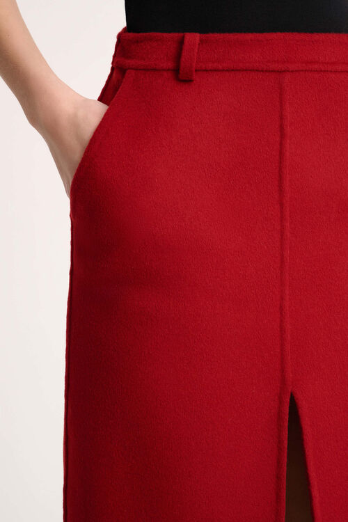 Luisa Spagnoli Fattura - Gonna In Misto Lana - Fashion Show