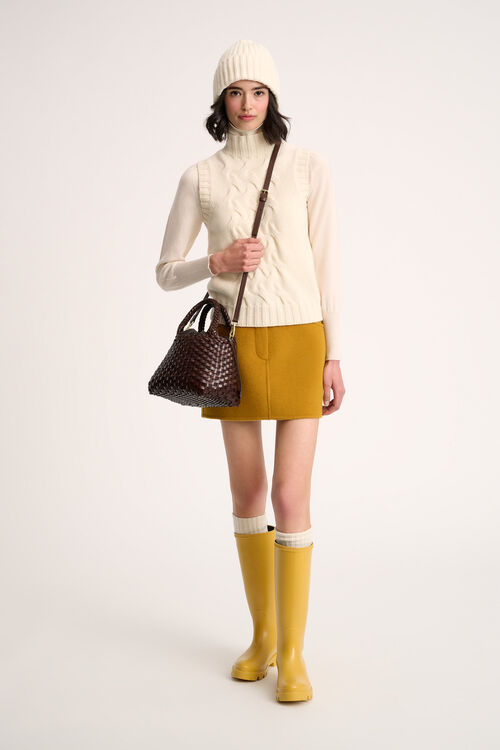 Luisa Spagnoli Felino - Minigonna In Panno - Fashion Show