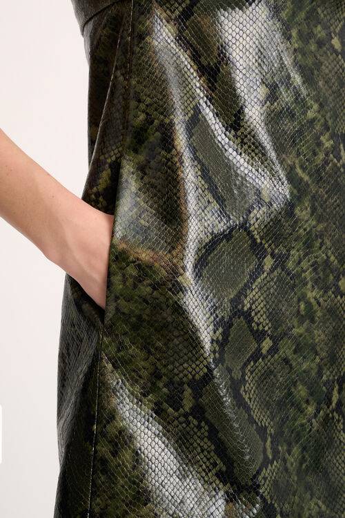 Luisa Spagnoli Gruccia - Mini Abito In Pelle - Fashion Show