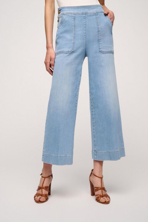 Luisa Spagnoli Acquavite - Jeans cropped